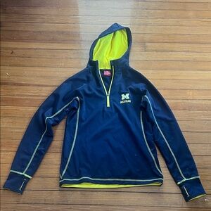 MICHIGAN maize and blue Quarter-Zip Pullover